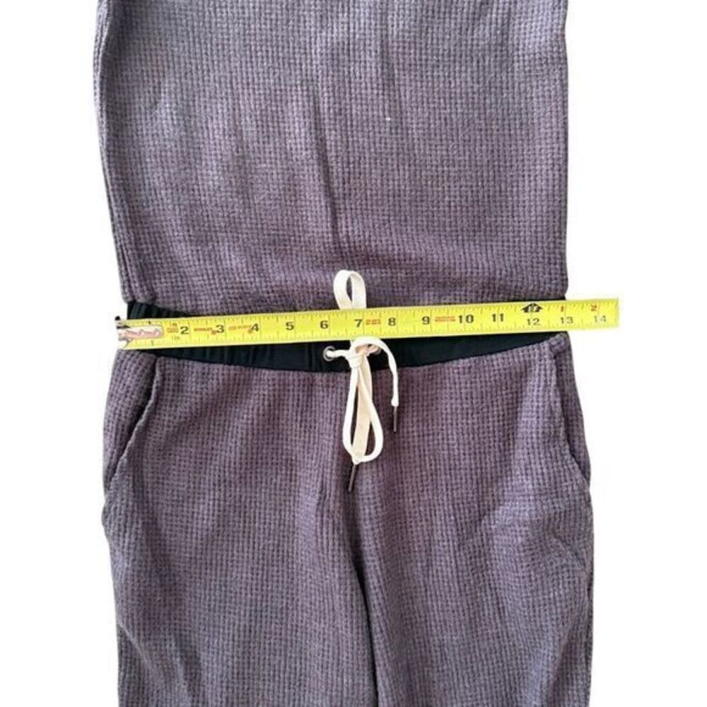 N Philanthropy Baywood Jumpsuit Extra Small Charcoal Gray‎ Waffle Knit Comfort - Picture 5 of 9